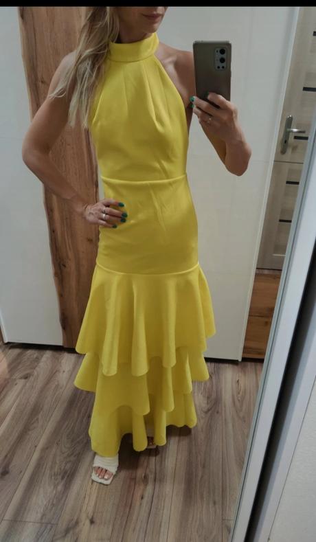 Žlté šaty, xs