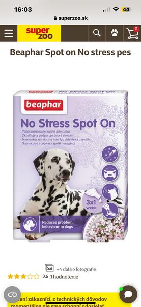 Funguje spot on No Stress pre psíkov?