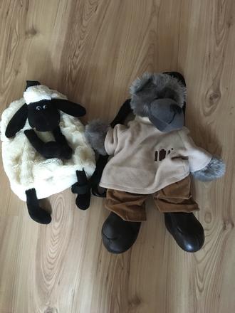 Ruksaky ovečka a vlk,