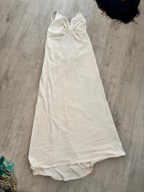 Šaty biele dlhé, buffalo,l