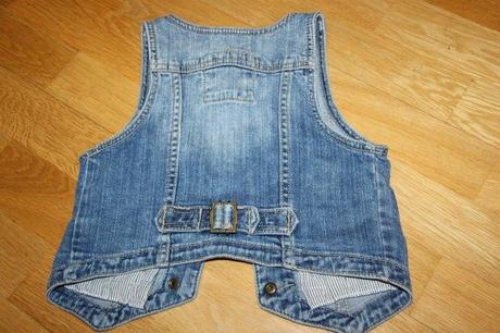 Riflová vestička, h&m,116