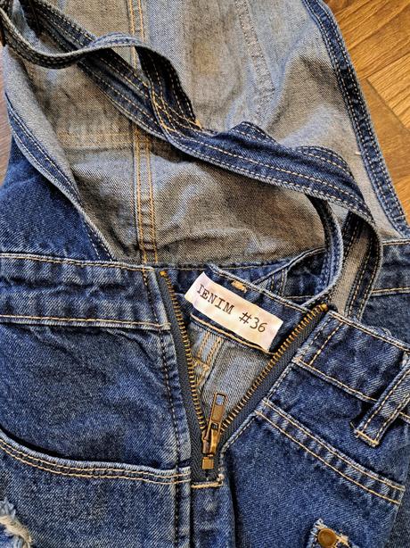 Rifle na traky, denim,s