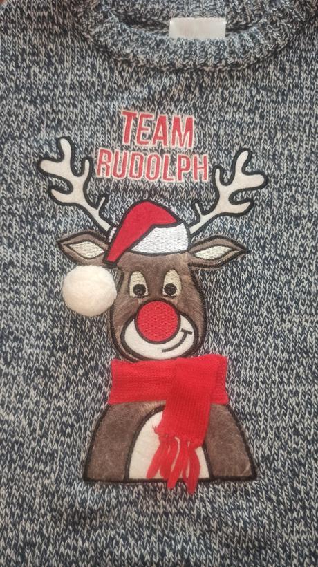 Vianocny svetrik sobik 98/104, 98