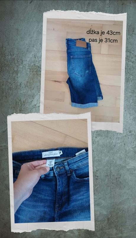 Riflové kraťasy h&m, h&m,164