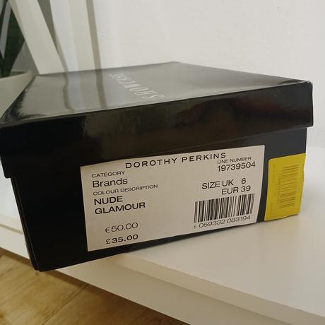 Slávnostné béžovo-zlaté lodičky, 39