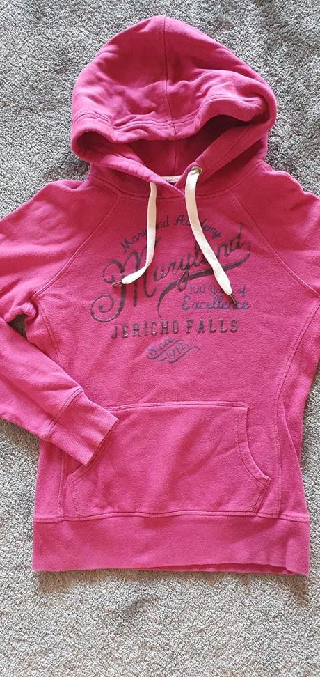 Ružová mikina h&m maryland, h&m,s