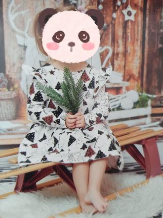 Šaty na vianočné fotenie, 110