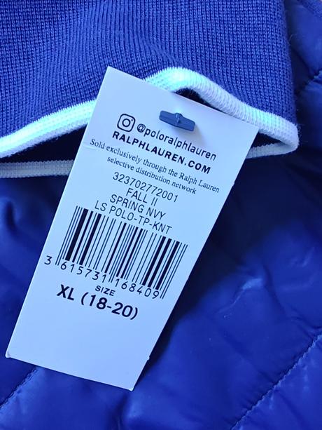 Ralph lauren originál bundomikina, ralph lauren,182 / l / m