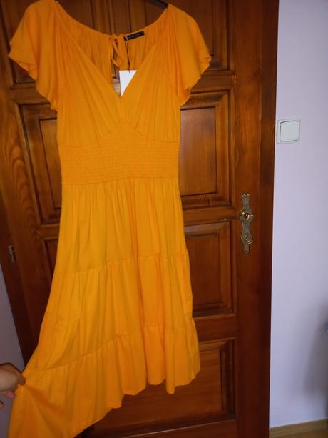 Oranžové šaty mohito, mohito,l