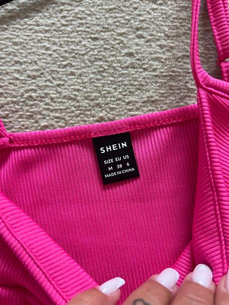 Ružové body-tielko, m