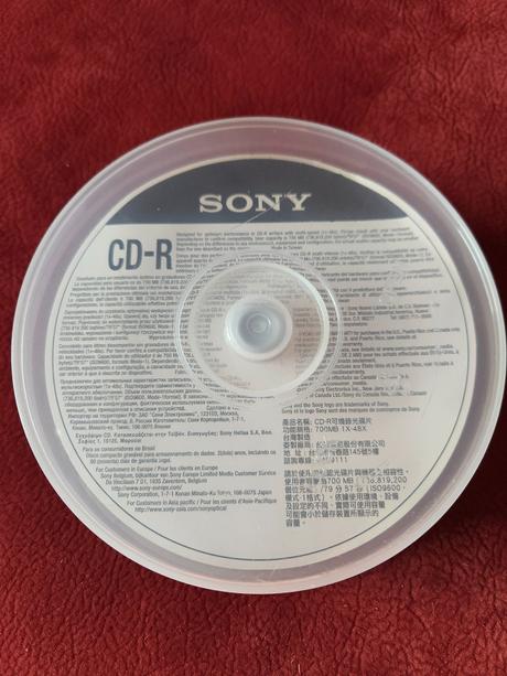 Cd čisté, sony