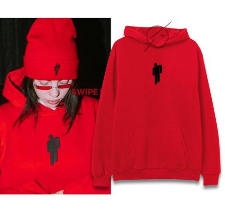 Originál billie eilish mikina +čiapka s/m, s
