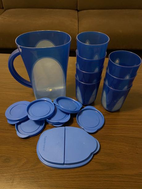 Tupperware sada pohárov a dzbanu, 