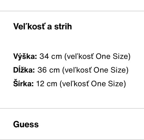 Kabelka guess, guess