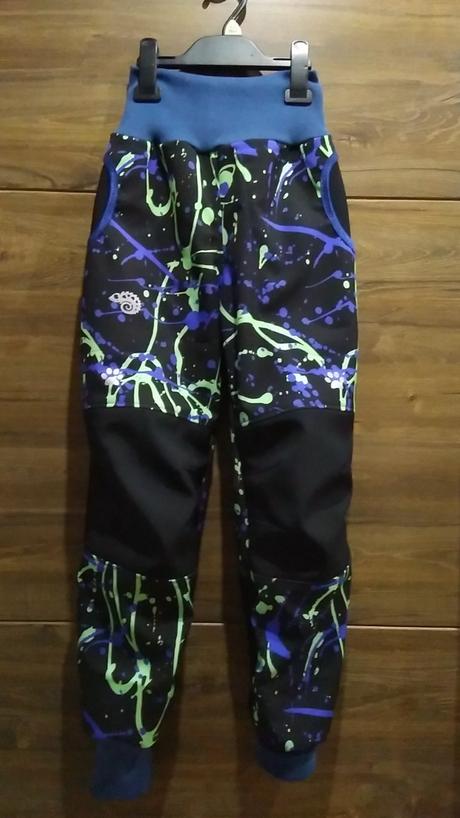 Zimné softshellky kombinované s reflexnym prvkom, 68 - 170