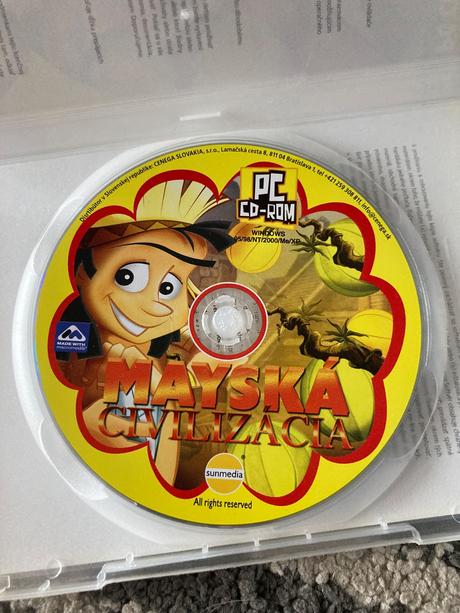 Pc cd-rom mayská civilizácia a dinosaury, 