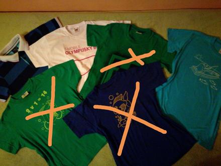 3x chlačenské bavlnené tričká 10-11 rokov, reserved,146