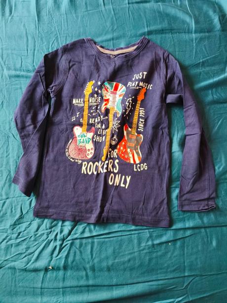 Tričko s dlhým rukávom, rockino,128