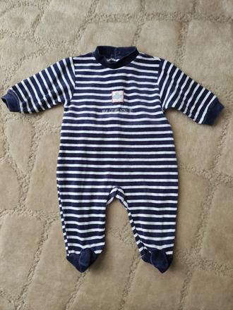 Pošta grátis - zamatový overal, baby club,62