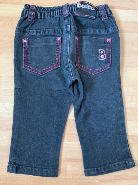 Benatton tmavošedé rifle, benetton,68