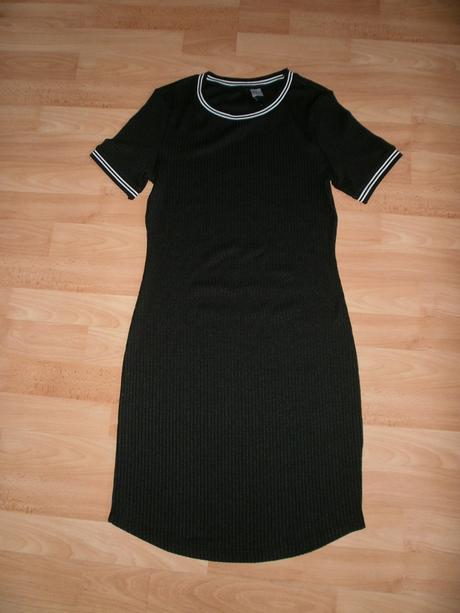 1x oblečené úpletové šaty s/m, h&m,36
