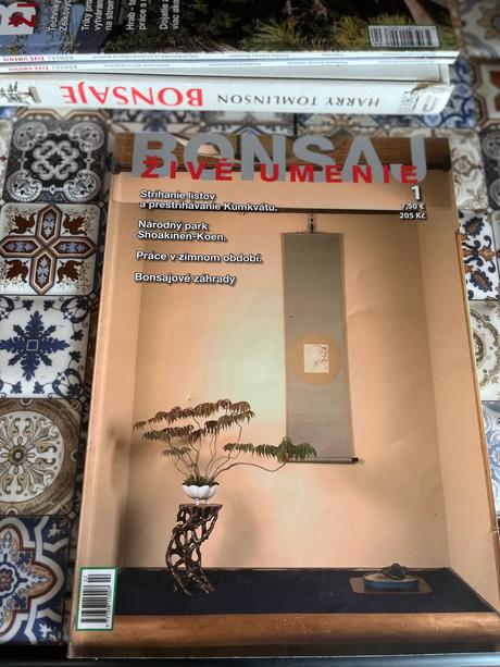 Knihy a casopisy bonsaj, 