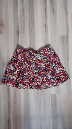 Kvetovaná menžestrová sukňa, 34