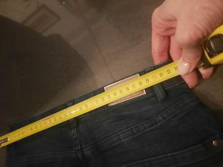 Elastické rifle 27/32 s vysokým pásom, esmara,36