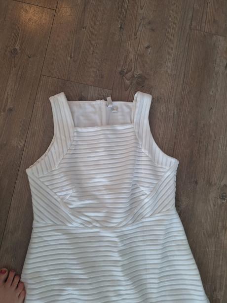Biele elegantné saty bodyflirt, 46