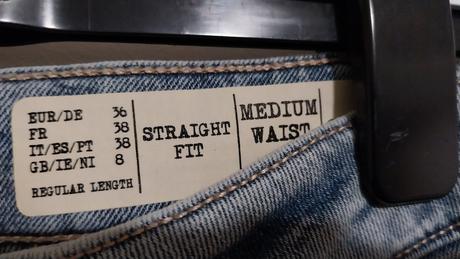 Rovné rifle straight fit veľ. 36, s