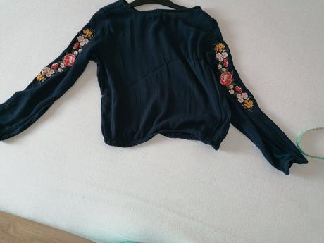 Tmavomodrá blúzka 140/146, 140