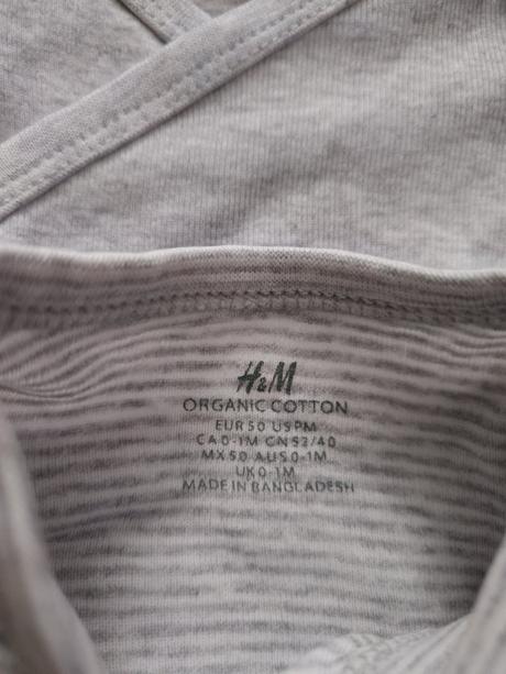 Zavinovacie body 4ks, h&m,50