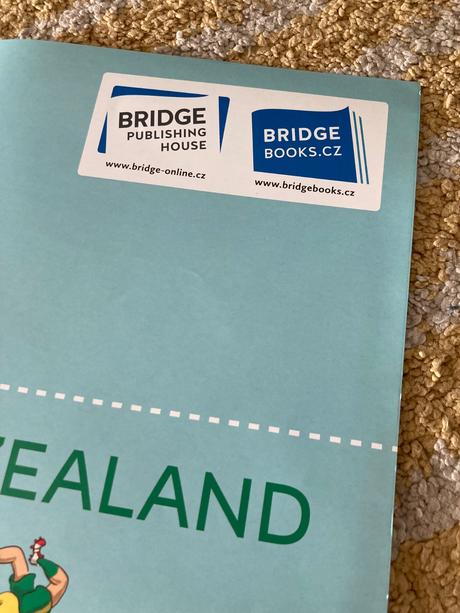 Veľká mapa austrália/nový zéland pre deti, 