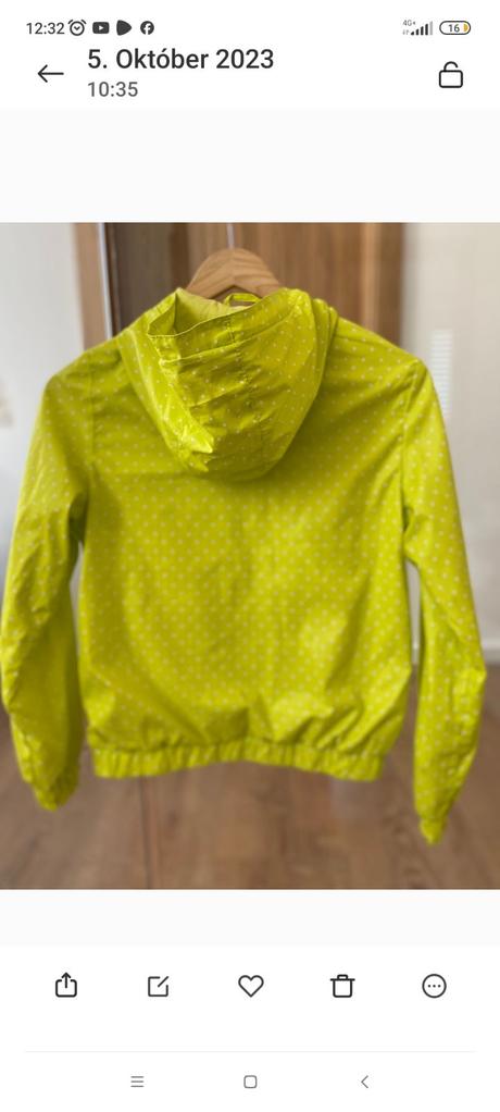 Vetrovka veľkosť na 150 cm, benetton,146