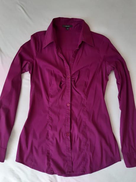 Bordovo - fialová košeľa, amisu,s