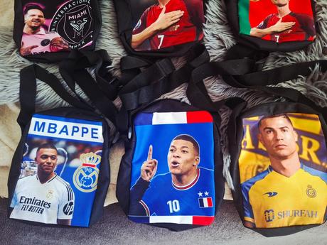Taška na bok ronaldo, messi, mbappe, yamal, bellin,