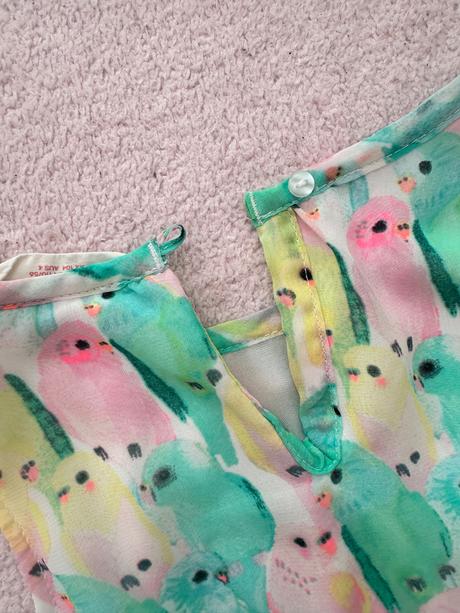 Letné šaty s andulkami, h&m,104