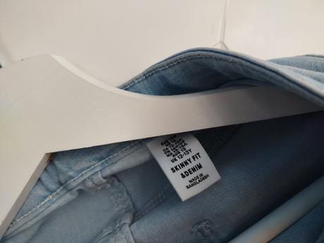 Pohodlné rifle elasticke, denim,158