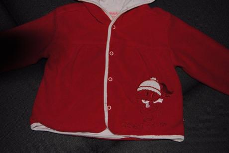 Flísová mikinka s kapucou, 86