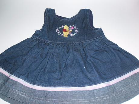 Riflové šatky macko pooh, disney,68