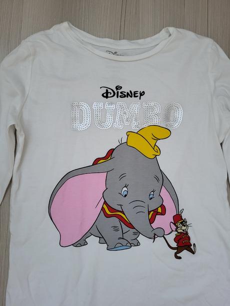 Biele tričko dumbo, disney,146