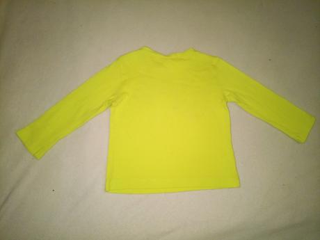 Krasne bavlnene neonove tricko, h&m,74