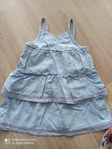 Letné šaty pre 2-3 ročne dievčatko, 98