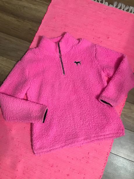 Huňatá bunda pink victorias secret, victoria's secret,s