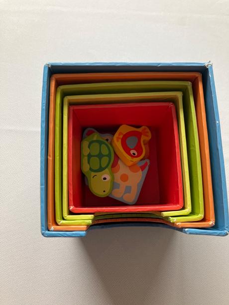 Kartónové kocky so zvierstkami, 