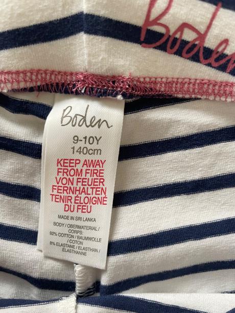 Pruhované leginy boden, mini boden,134 / 140