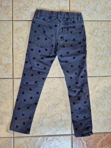Set sivých a modrých dievčenských riflí dopodopo 1, dopodopo,122