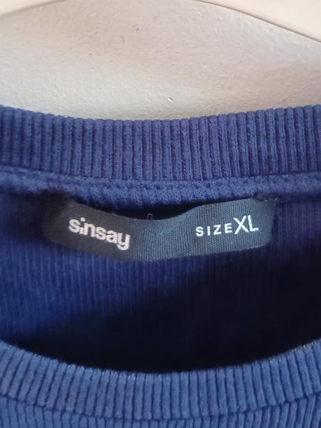 Rebrovaný top, sinsay,xl