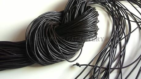 Kožená šnúrka 2 mm - dĺžka 165 cm, 