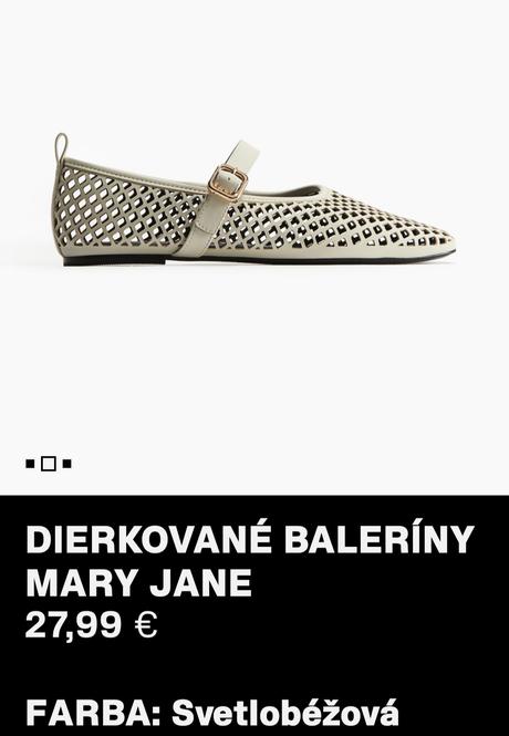 Baleríny h&m, h&m,38